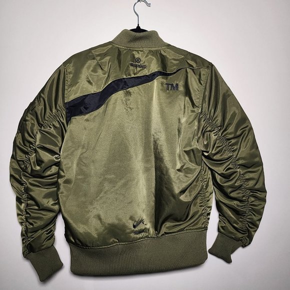 Nike Sportswear Big Swoosh Therma-Fit Revere Bomber Jacket Sz XS & M  DD6055-326 - Picture 3 of 13